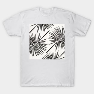 fan palm black T-Shirt